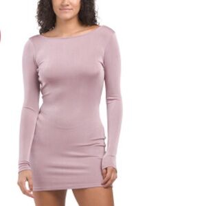 Free People Mauve Long Sleeve Dress